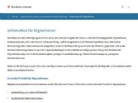 LINK: Information für Migrantinnen